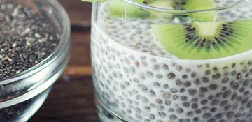 Puding z chia semínek